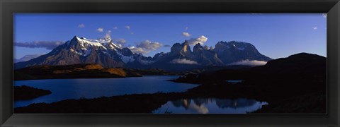 Framed Torres Del Paine, Patagonia, Chile Print
