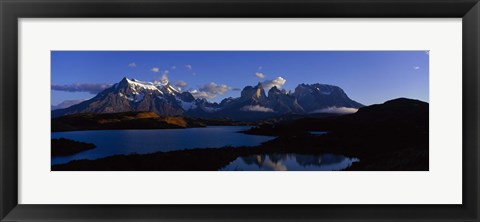 Framed Torres Del Paine, Patagonia, Chile Print