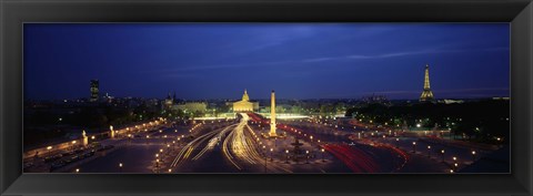 Framed France, Paris, Place de la Concorde Print