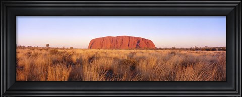 Framed Ayers Rock, Uluru-Kata Tjuta National Park, Australia Print