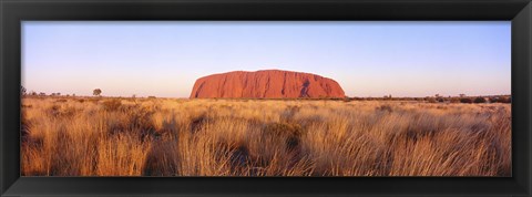 Framed Ayers Rock, Uluru-Kata Tjuta National Park, Australia Print