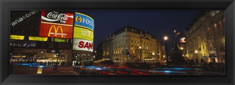 Framed Piccadilly Circus, London, England, United Kingdom Print