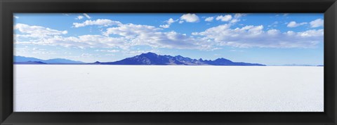 Framed Bonneville Salt Flats, Utah, USA Print