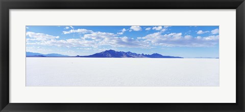 Framed Bonneville Salt Flats, Utah, USA Print