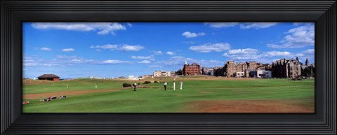 Framed Golf Course, St Andrews, Scotland, United Kingdom Print