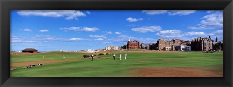 Framed Golf Course, St Andrews, Scotland, United Kingdom Print