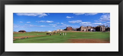 Framed Golf Course, St Andrews, Scotland, United Kingdom Print