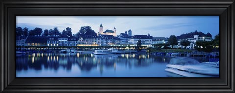 Framed Switzerland, Rapperswil, Lake Zurich Print