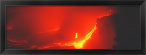 Framed Kilauea Volcano Hawaii HI USA Print