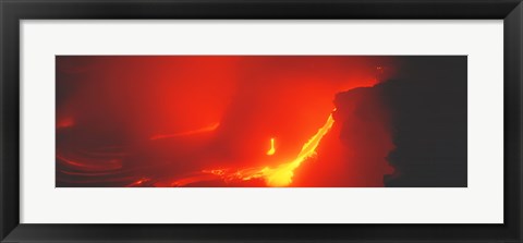 Framed Kilauea Volcano Hawaii HI USA Print