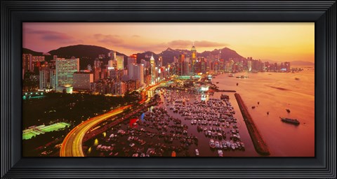 Framed Hong Kong Print