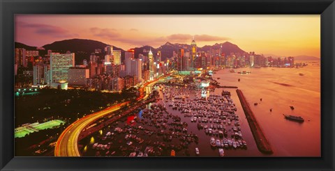 Framed Hong Kong Print