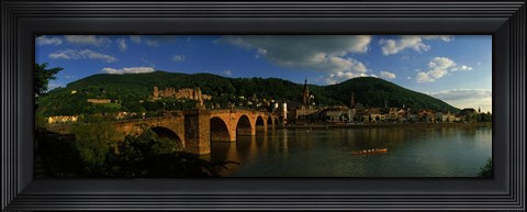 Framed Bridge, Heidelberg, Germany Print