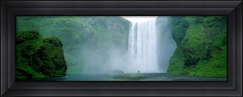 Framed Skogafoss Falls, Skogar River, Iceland Print