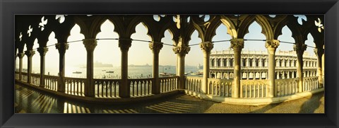 Framed Columns in Saint Mark Square, Venice Print