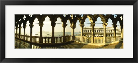 Framed Columns in Saint Mark Square, Venice Print