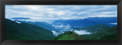 Framed China, Sichuan, Cloud Forest Print