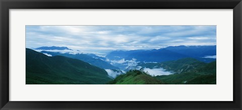 Framed China, Sichuan, Cloud Forest Print