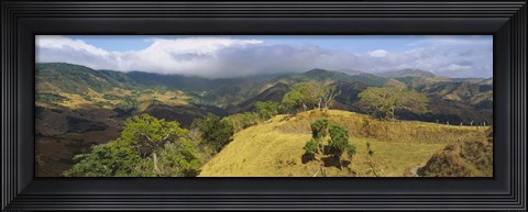 Framed Clouds over mountains, Monteverde, Costa Rica Print