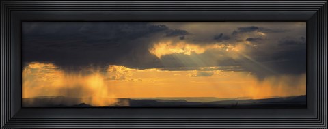 Framed View From The High Road To Taos, New Mexico, USA Print