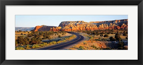 Framed Route 84 NM USA Print