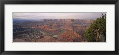 Framed High Angle View Of An Arid Landscape, Canyonlands National Park, Utah, USA Print