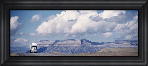 Framed Interstate 70, Green River, Utah Print