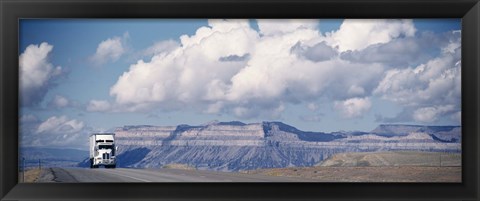Framed Interstate 70, Green River, Utah Print
