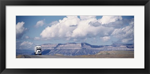 Framed Interstate 70, Green River, Utah Print