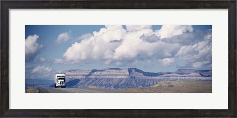 Framed Interstate 70, Green River, Utah Print