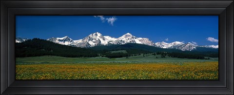Framed Sawtooth Mtns Range Stanley ID USA Print