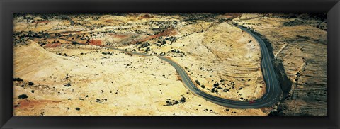 Framed Hwy 12 near Escalante UT USA Print