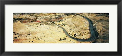 Framed Hwy 12 near Escalante UT USA Print