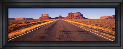 Framed Road Monument Valley, Arizona, USA Print