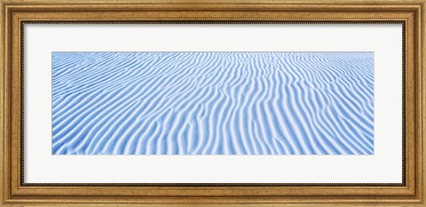 Framed USA, New Mexico, White Sands, dunes Print