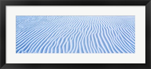 Framed USA, New Mexico, White Sands, dunes Print