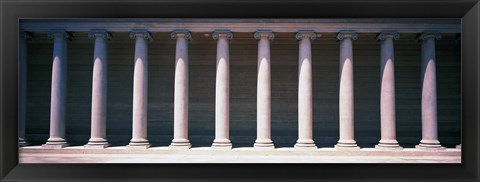 Framed Row of Columns San Francisco CA Print