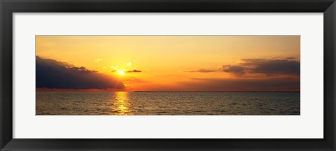 Framed Lake Erie NY USA Print