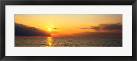 Framed Lake Erie NY USA Print