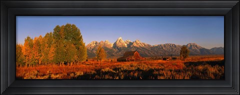 Framed Landscape in Grand Teton National Park WY Print