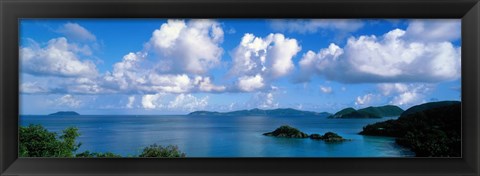 Framed Trunk Bay St John US Virgin Islands Print