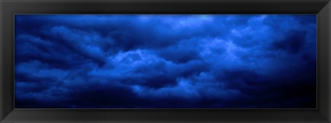 Framed Dramatic Blue Clouds Print