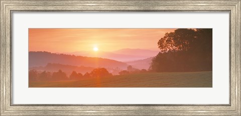 Framed Sunrise Caledonia VT USA Print