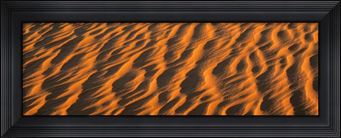 Framed Wind blown Sand TX USA Print