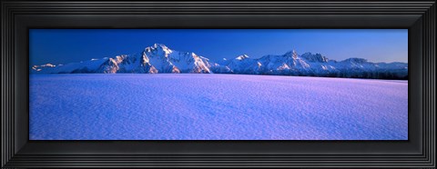 Framed Pioneer Pk Chugach Mts AK USA Print