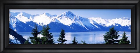 Framed Turnagain Arm Girdwood AK USA Print