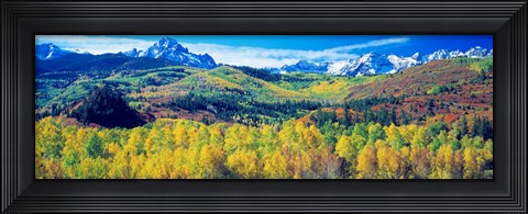 Framed San Juan Mountains, Colorado, USA Print