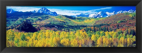 Framed San Juan Mountains, Colorado, USA Print