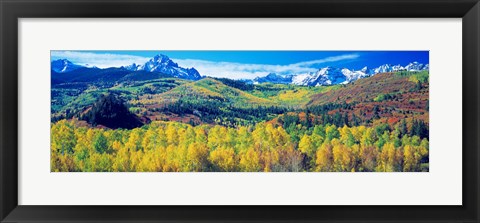 Framed San Juan Mountains, Colorado, USA Print