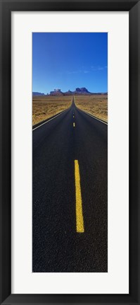 Framed Road through Monument Valley, Utah Print